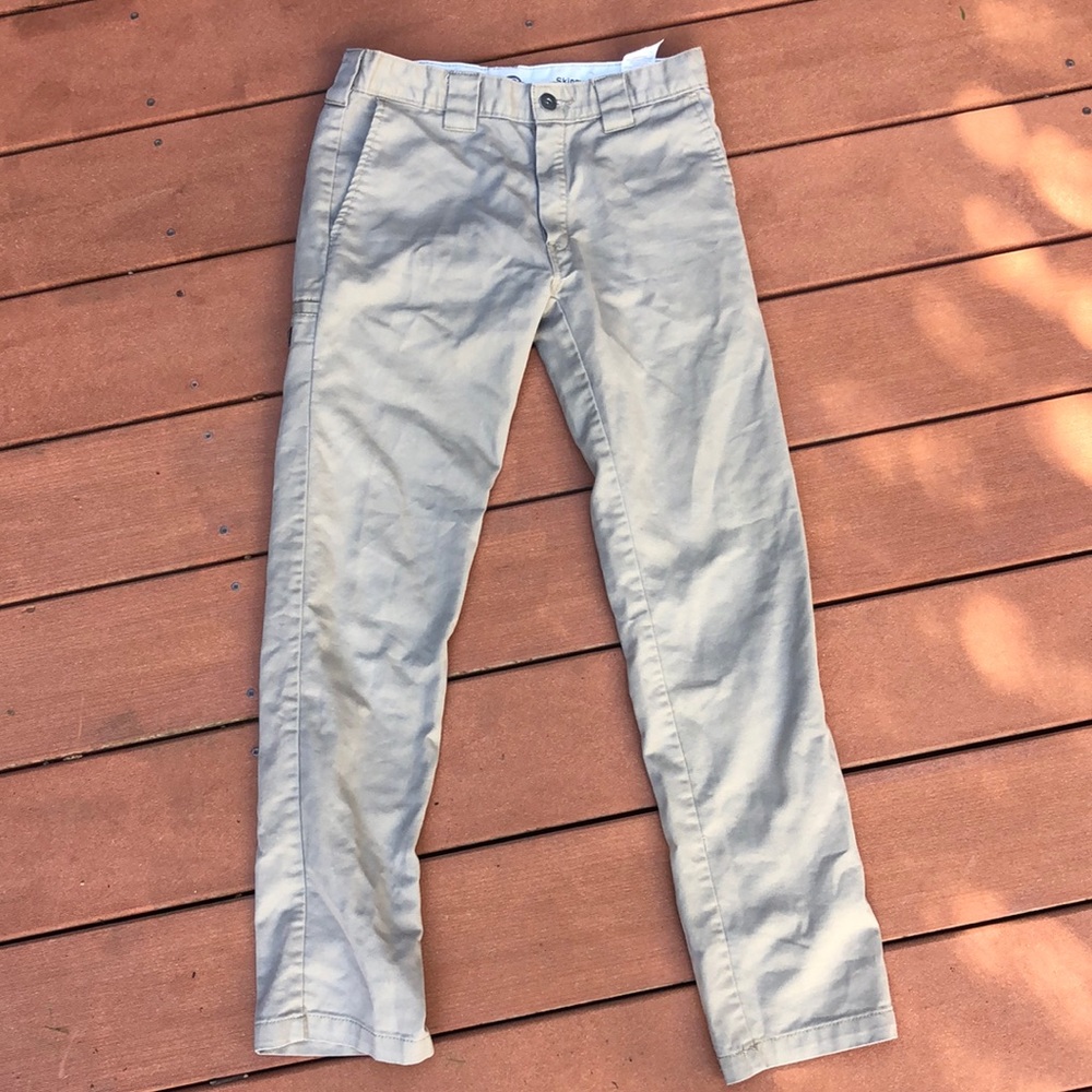 Dickies “skinny straight” khaki pants